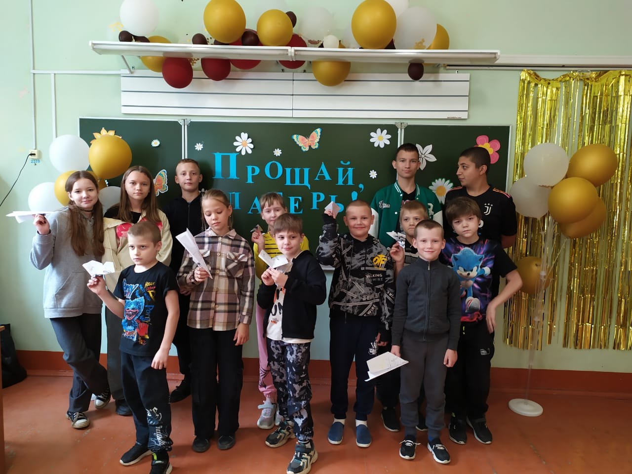 Закрытие лагерной смены.