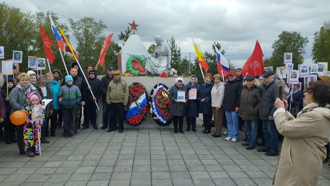 Митинг, посвящённый 79-ой годовщине Победы над немецко-фашистскими захватчиками, прошёл в селе Горлово.